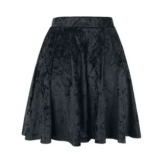 Forplay Velvet Skirt Kurzer Rock Schwarz In S
