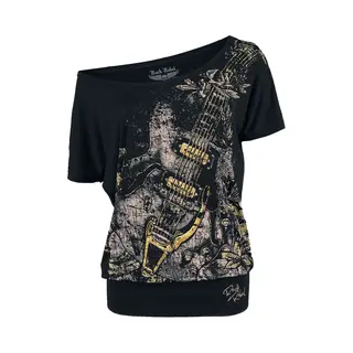Rock Rebel By Emp Can You Read My Mind T-Shirt Black