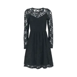 Gothicana By Emp Lace Dress Mini Dress Black