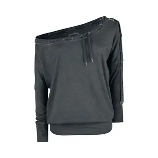 Red By Emp Fast And Loose Langarmshirt Schwarz In Xxl