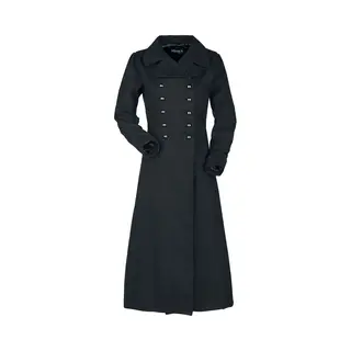 Gothicana By Emp Duna Army Coat Black