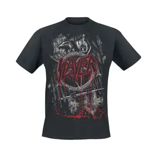Slayer Dripping Eagle T-Shirt Black