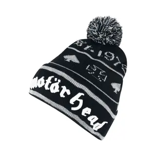 Motörhead Beanie Mütze Schwarz Grau