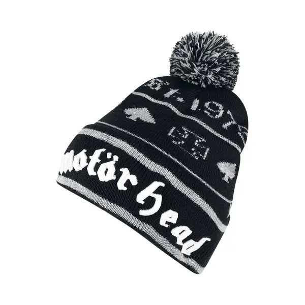 Motörhead Beanie Mütze Schwarz Grau thumbnail