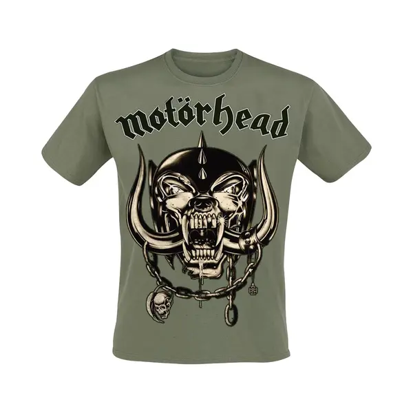 Motörhead T-shirt - Army Green Warpig - S Tot L - Voor Mannen - Olijf thumbnail