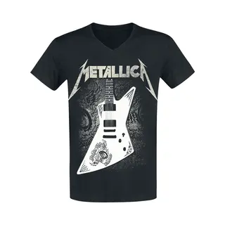 Metallica Papa Het Guitar T-Shirt Black