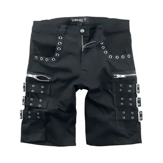 Gothicana By Emp Army Of The Night Shorts Black