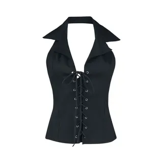 Gothicana By Emp Dita Top Schwarz In S