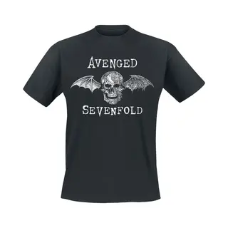 Avenged Sevenfold Cyborg Deathbat T-Shirt Black