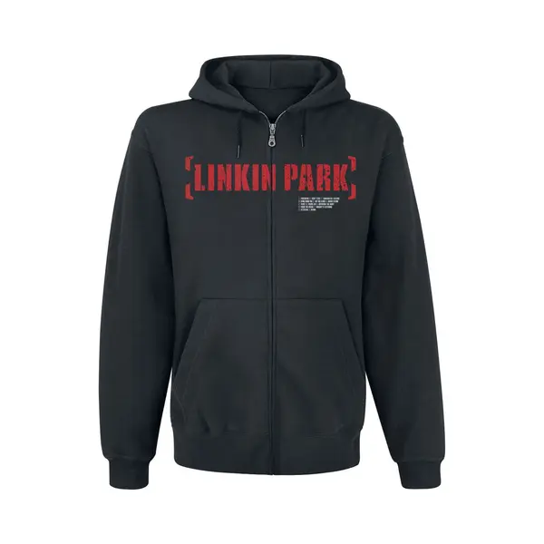 Linkin Park Meteora Red Hoodie Jacket Black thumbnail