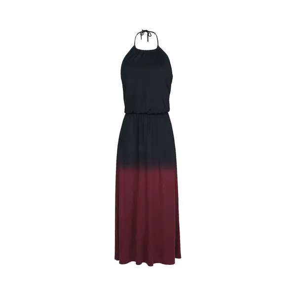 Black Premium By Emp Wild Tales Maxi Dress Black Red thumbnail