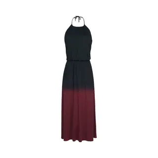 Black Premium By Emp Wild Tales Maxi Dress Black Red