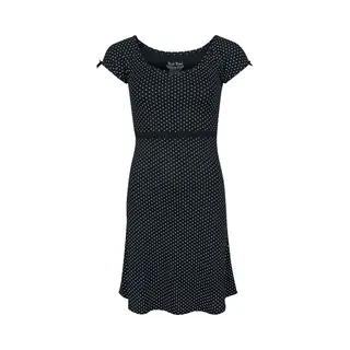 Rock Rebel By Emp Rockabilly-Kleid Mit Punkten Rock Rebel Kurzes Kleid Schwarz In Xl