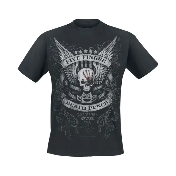 Five Finger Death Punch No Regrets T-Shirt Black thumbnail