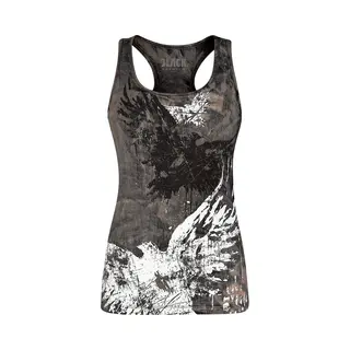 Black Premium By Emp Top Mit Waschung Und Print Top Grau In L
