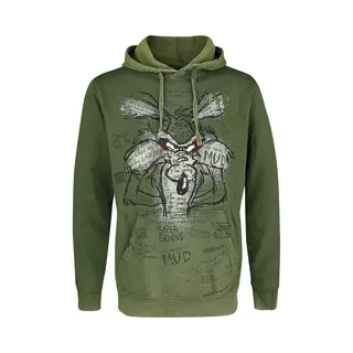 Looney Tunes Wile E. Coyote - Genius Hoodie Green