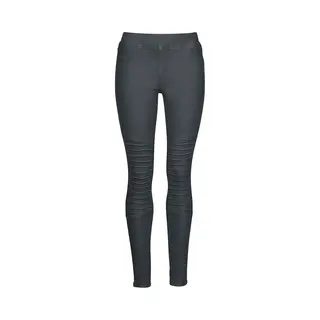 Red By Emp Damen Schwarze Leggings Im Biker-Look L