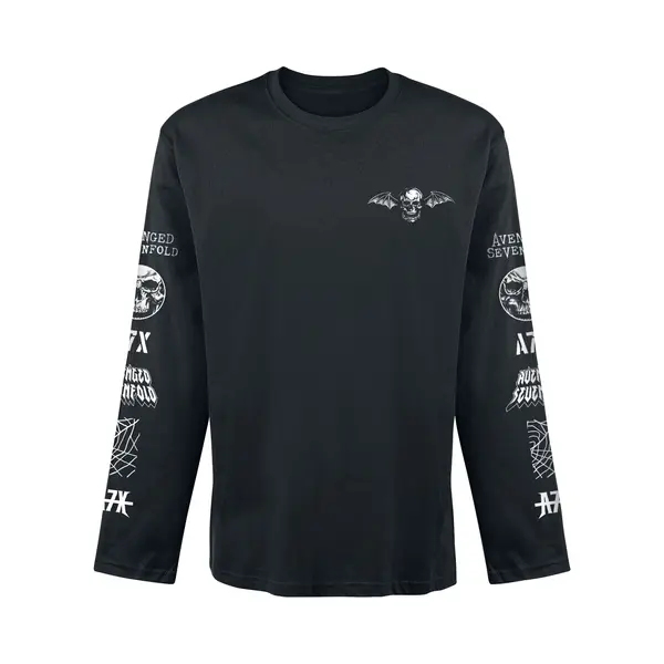 Avenged Sevenfold Logo Long-sleeve Shirt Black thumbnail