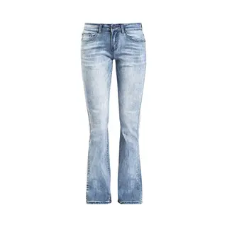 Black Premium By Emp Grace - Light-Blue Jeans With Wash And Turn-Up Jeans Light Blue