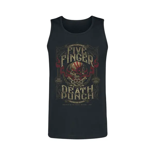 Five Finger Death Punch 100 Proof Tanktop Black thumbnail