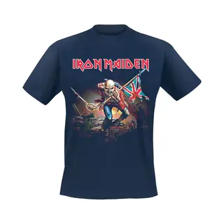 Iron Maiden Trooper T-Shirt Navy