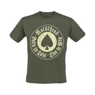 Motörhead Born To Lose T-Shirt Khaki