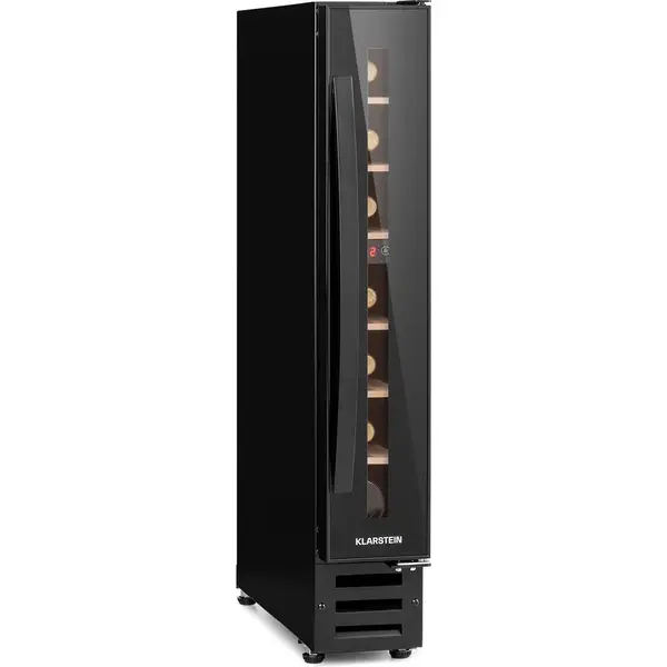 Klarstein Vinovilla Built-in Wine Cooler Drinks Fridge, Single Zone Fridges, Prosecco & Beer Bottles, Touch Pad, Indoor/Outdoor Bar Fridge Garden, thumbnail