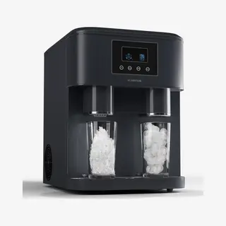 Klarstein 1.8L Small Ice Maker Machine, Counter Top Ice Machine For Home And Kitchen, Fast Operation, 15 Kg Of Crushed And Bullet Ice, Touch Controls,