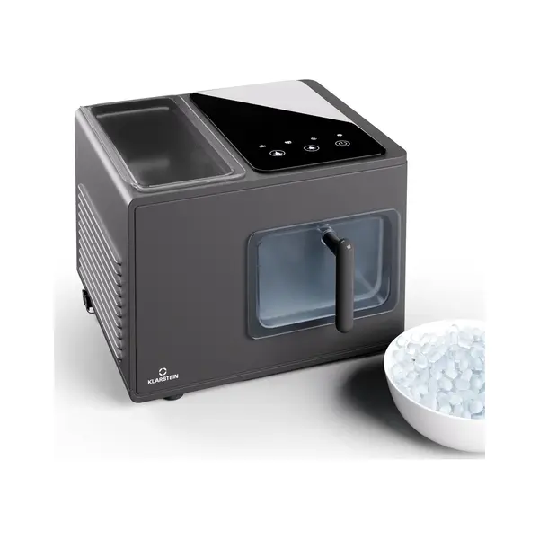 Klarstein 2L Small Ice Maker Machine, Counter Top Ice Machine For Home And Kitchen, Fast Operation, Makes 15 Kg Of Nugget Ice, Safety Alarm, Touch thumbnail