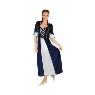Dressforfun Frauenkostüm Königstochter | Besteht Aus Wundervollem Satin Und Pannesamt | Traumhaftes Königstochter-Kleid (M)