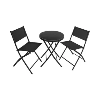 TecTake 402936 tuinbeubelset Zwart
