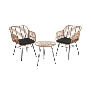 TecTake 403558 Gartenmöbelset Braun