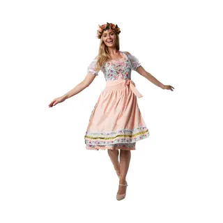 Dressforfun Midi-Dirndl Erding Modell 2 L - Faschingskostüm Kostüm Halloween Faschingskostüm Partykleid Faschingskostüm Partykleid - 304637