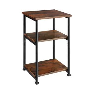 TecTake 404668 Kaffee/Seiten/Endtisch