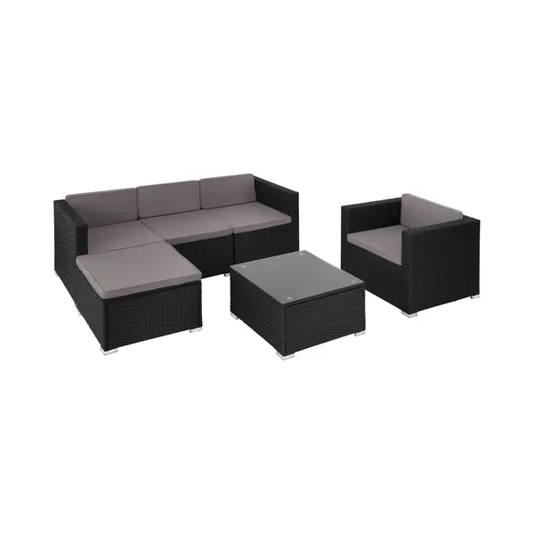 TecTake 404790 bank Zwart thumbnail
