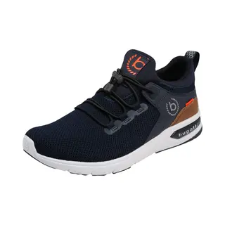 Bugatti Herren Low-Top Sneaker, Männer Halbschuhe, Wechselfußbett, schnürschuhe, schnürer, straßenschuhe, Sportschuhe, dunkelblau (4100), 40 Eu /