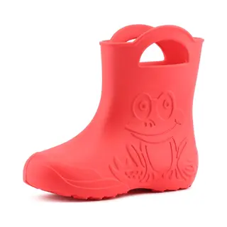Ladeheid Children's Girl's Boy's Eva Wellington Boots Rain Shoes La-Ca-01 (Coral, 7/7.5 Uk)