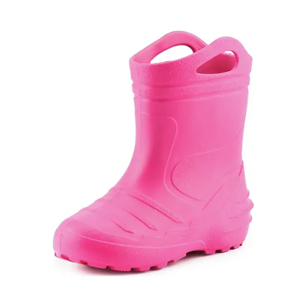 Ladeheid Gummistiefel Kinder Federleichte Eva Regenstiefel Für Mädchen Und Jungen Thermo Gummistiefel Gefüttert Kl051 (hellrosa, 35 Eu) thumbnail