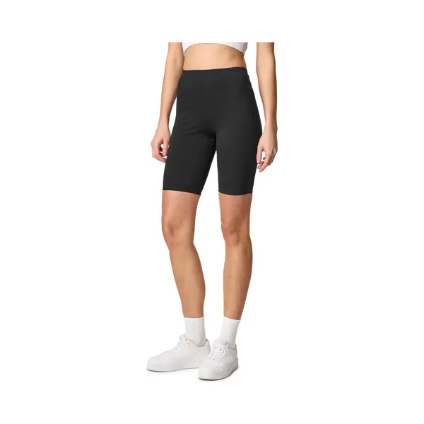 Merry Style Damen Sport Leggings Kurz Sportleggings Radlerhose Sporthose Aus Baumwolle MS10-200 (Schwarz, M) thumbnail