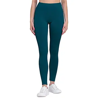 Bellivalini BLV50-147 Dameslegging, Viscose, Comfortabele Kleding, Voor Dagelijks Gebruik Of Sport, Geschikt Voor Het Hele Jaar Door, Emerald Groen