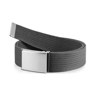 Ladeheid Herren Gürtel Männlich Stoffgürtel Sackleinen P90 (Grau, 125 Cm X 4 Cm)
