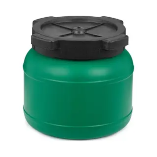 Garronda Weithalsfass 5 Liter Futtertonne Mit Deckel Ohne Dichtung– Bpa-freier Hdpe Futterbehälter Für Wasser, Lagerung, Tierfutter, Sauerkraut