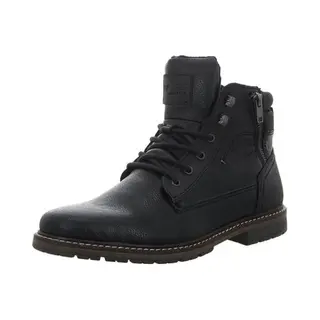 Rieker Herren Schnürstiefeletten 13742, Männer Stiefeletten, halbstiefel, Kurzstiefel, uebergangsschuhe, uebergangsstiefel, schwarz (00), 41 Eu /