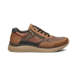 Rieker Sneakers Bruin Textiel - Maat 41