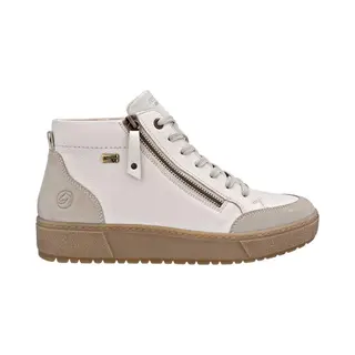 Remonte Damen Low-Top Sneaker D0700, Frauen Halbschuhe, lose Einlage, wasserabweisend, remonteTEX, Freizeit, sportlich, straßenschuhe, Weiss Kombi