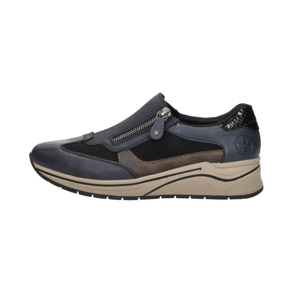 Rieker Sneakers - Dames - Blauw - Maat, 43 thumbnail