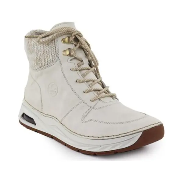 Rieker 44555 Veterlaarzen Voor Dames, Beige, 37 Eu thumbnail