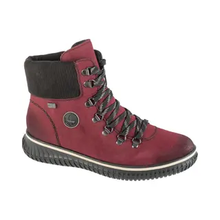Rieker 74247 Hwk Damen Stiefel, Rot, 36 Eu