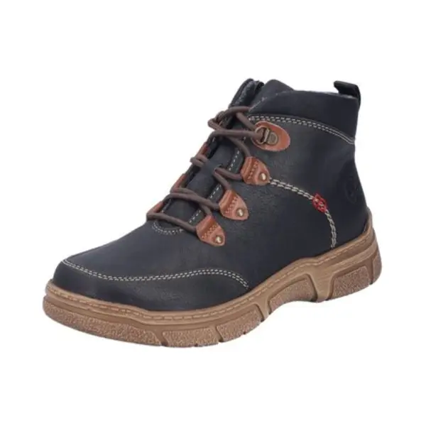 Rieker Damen Klassische Stiefeletten 72313, Frauen Stiefeletten, Lose Einlage, uebergangsstiefel, Boots, Stiefel, Bootee, schwarz (00), 38 Eu / 5 Uk thumbnail