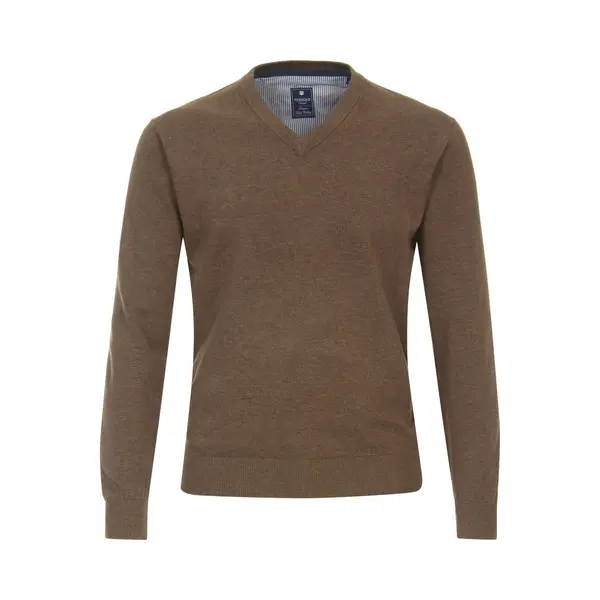 Redmond - Herren Pullover Mit V-Ausschnitt (600), Größe, Xl, Farbe, Braun (302) thumbnail